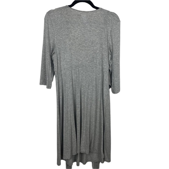 Pip & Vine Gray Maternity wrap top dress - Picture 6 of 7
